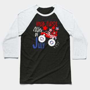 My first 4th of july..independence day gift for kids Baseball T-Shirt